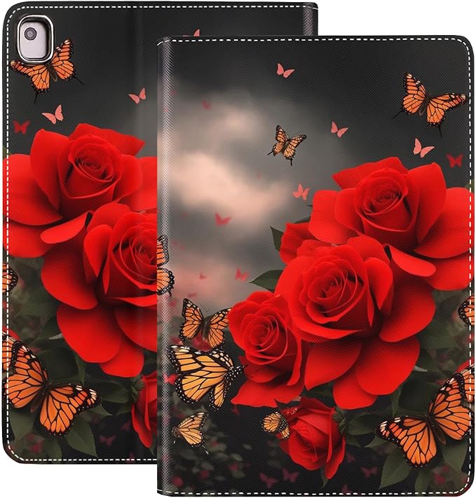 Flower Butterfly Pink Rose