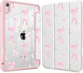 May Chen for iPad Air 11-inch M4/M3/M2 (2026/2025/2024) iPad Air 5th/4th 10.9 Inch - Shockproof Cover with Clear Back Shell &amp Penceil Holder Auto Wake/Sleep Stand Cover Ballet Shoes