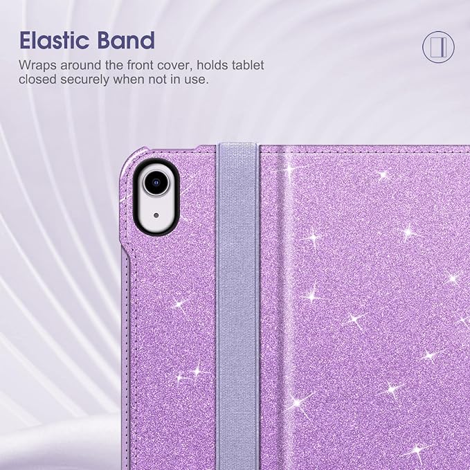 glittering purple