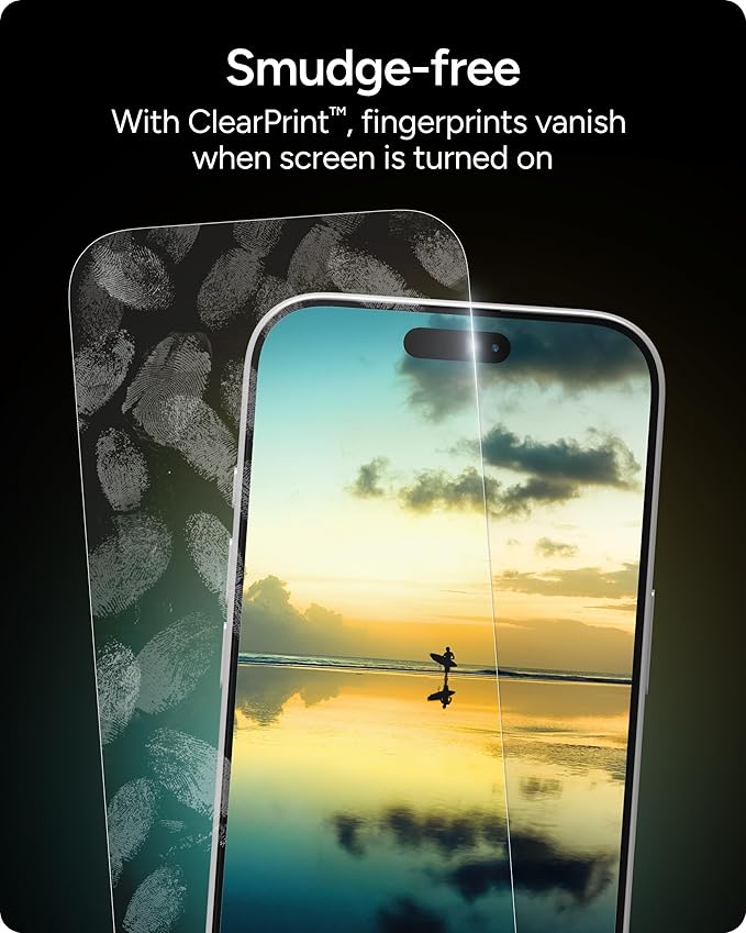 ZAGG XTR5 Screen Protector for iPhone 17 - Glass Blue Light Protection 11X Stronger Eyesafe CPF60 Tech Anti-reflective Tech Vibrant Color &amp Touch Sensitive Tempered Glass Easy To Install
