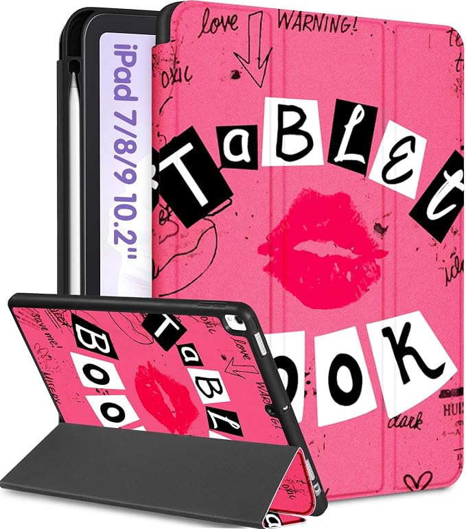 6-for iPad 9/8/7th-Lips Book