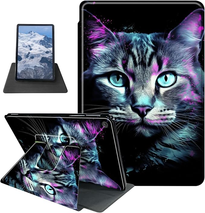 Cat Purple Glow