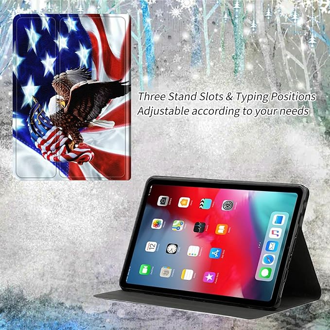 Eagle on American Flag