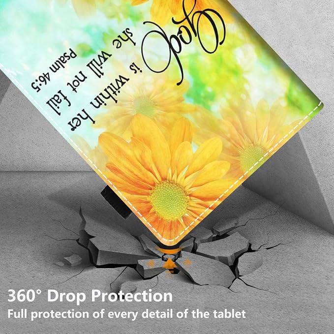 Floral Quote Bible Verses Psalm 46:5