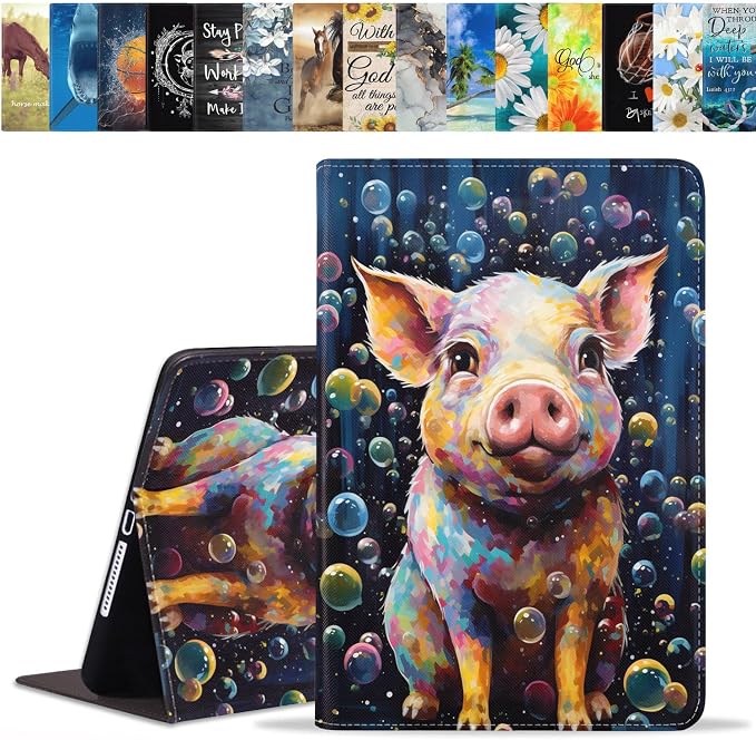 Watercolor Art Cute Pig