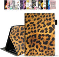 Case for Amazon Kindle Fire HD 10 &amp 10 Plus Tablet 10.1 (13th/11th Generation 2023/2021 Release) - PU Leather Folio Case with Smart Auto Wake/Sleep Leopard Print