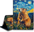 Bxgolkgd Tablet Case for 6 Kindle 11th Generation (2024/2022 Release)Shockproof Stand Cover with Heat DissipationAuto Wake/Sleep FunctionGroundhog Starry Night
