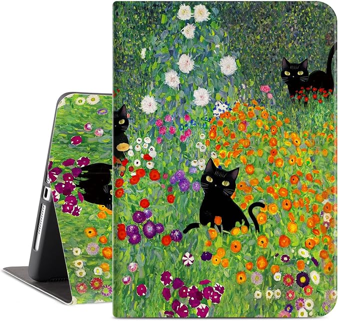 Flowers Garden Cat