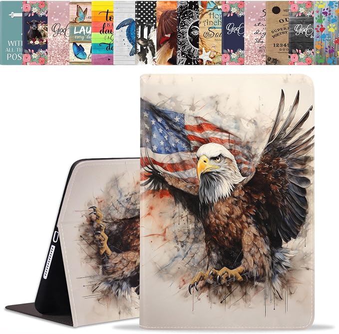 Patriotic American Flag Bald Eagle