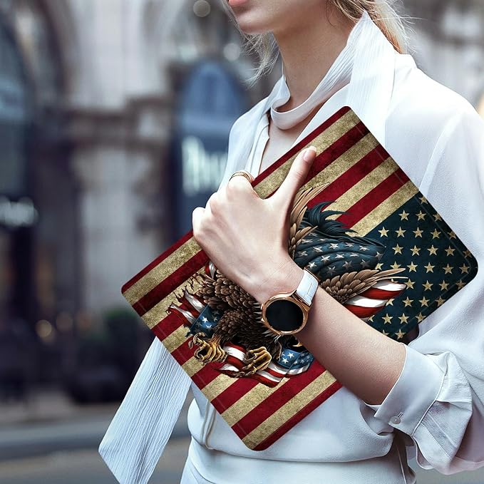 Eagle on American Flag