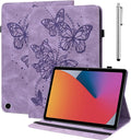 Case for Amazon Kindle Fire Max 11 Case (13th Generation 2023 Release) 11PU Leather Folio Stand Embossed Butterfly Stand Cover for Fire 11 Tablet - Purple