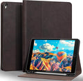 Gexmil for iPad Air 10.5 Inch Case3rd Generation(2019) Genuine Leather Cover with Pencil HolderCowhide Folio Cover Auto Sleep/WakeAnti FingerprintSand Dark Brown