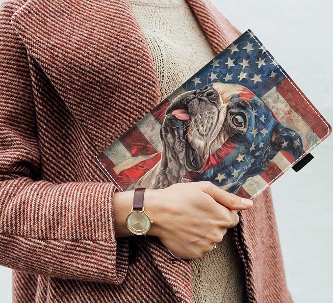 American Flag Pug