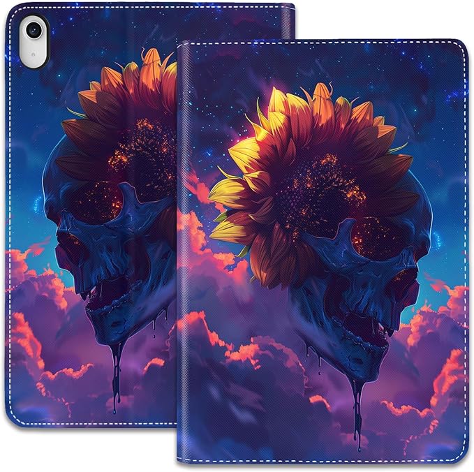 Dark Sunflower Skull