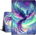 Case for Amazon Kindle Fire HD 10 and Fire HD 10 Plus 10.1 Tablet Case (13th/11th Generation 2023/2021 Release) Slim Fit PU Leather Cover with Auto Sleep/Wake - Northern Lights Phoenix