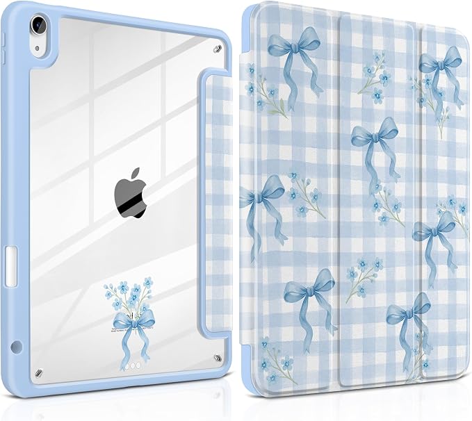 Blue Gingham Bows