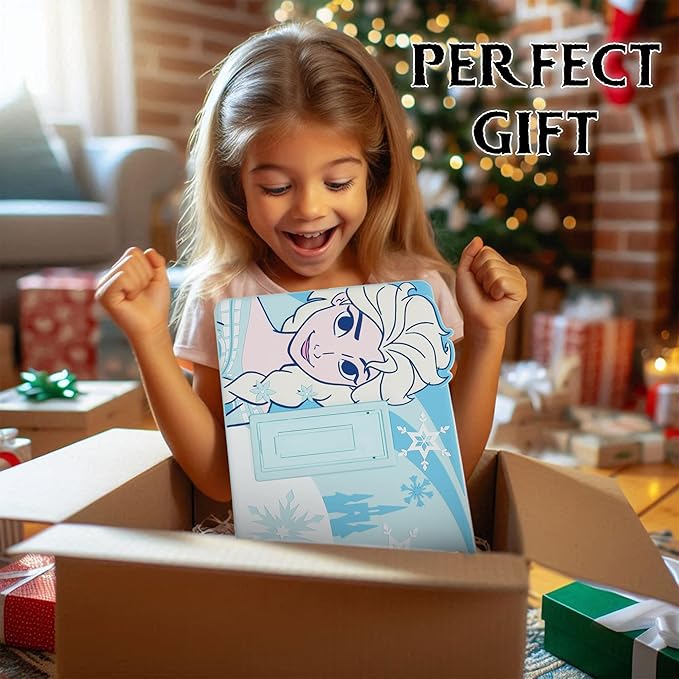Disney Frozen Kids iPad Case - 10.2 Case for iPad 9th/8th/7th Generation - 2019/2020/2021 Tablet Cover with Stand Shockproof Silicone Protector