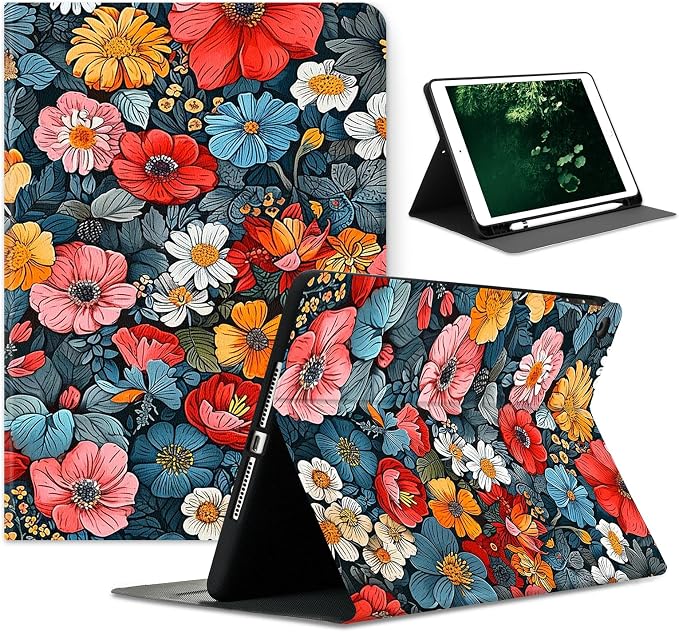 Vintage Colorful Flowers