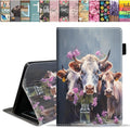Case for All-New Amazon Fire HD 10 &amp 10 Plus Tablet 10.1 (13th/11th Generation 2023/2021 Release) Slim PU Leather Stand Cover with Card Slot &amp Auto Wake/Sleep Funny Cow Combination
