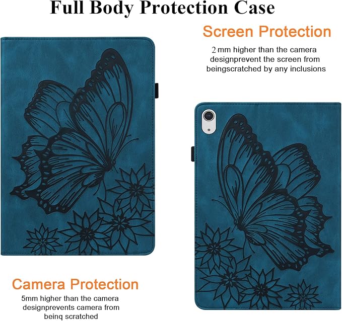 04# Flower Butterfly Blue