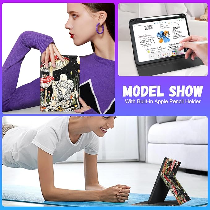3-for Tab S6 Lite-Mushroom Skull