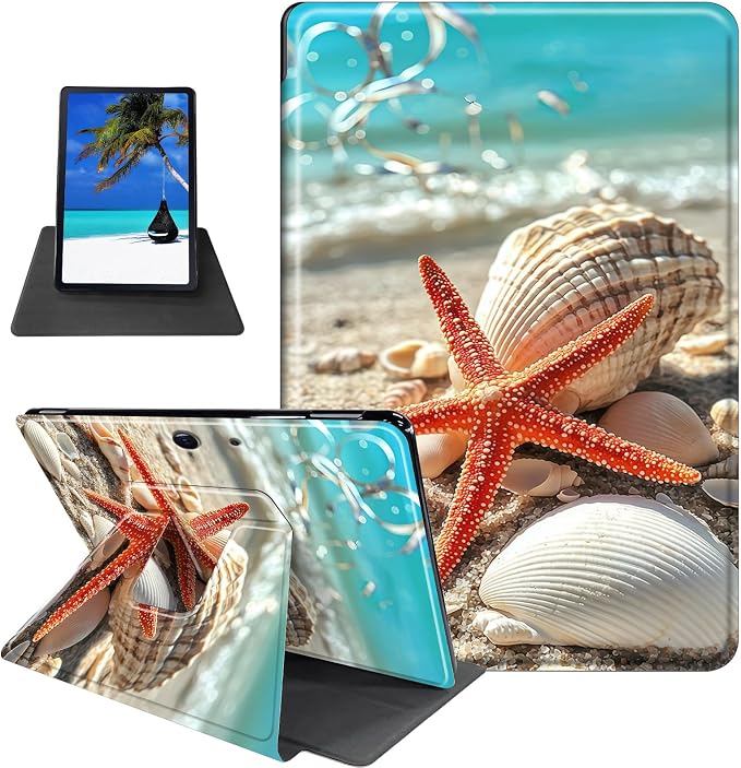 Blue Beach Starfish And Conch