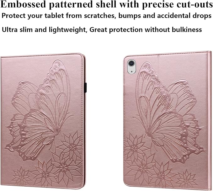 04# Flower Butterfly Rosegold