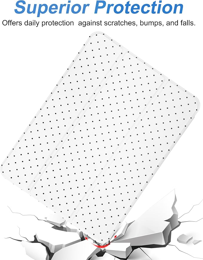 White Polka Dot