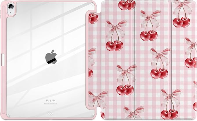 Pink Checkerboard & Cherries