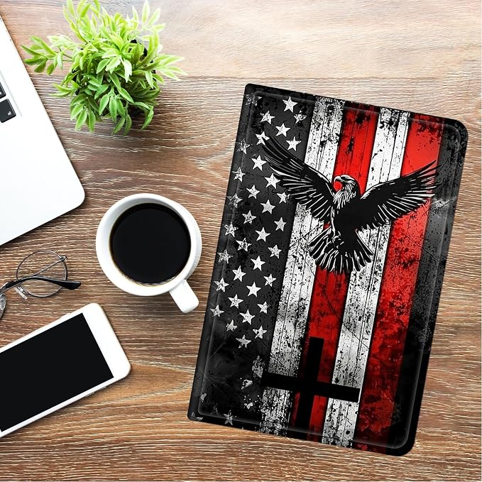 Eagle on USA Flag