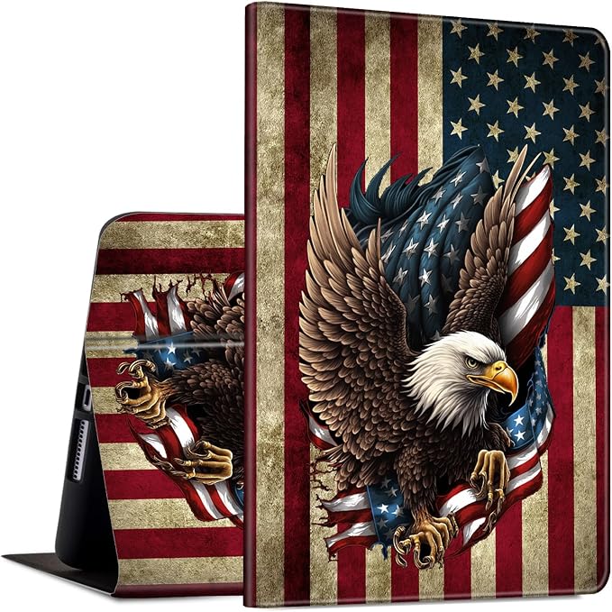 Eagle on American Flag