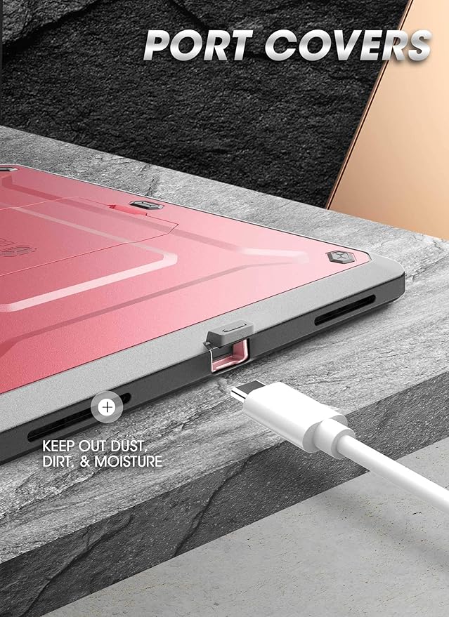 SUPCASE Unicorn Beetle Pro Series Case Designed for iPad Air 5 (2022) / iPad Air 4 (2020) 10.9 Inch with Pencil Holder &amp Built-in Screen Protector Full-Body Rugged Heavy Duty Case (Rosegold)