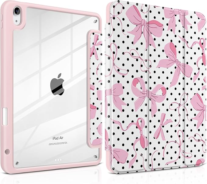 Black Polka Dots&Pink Bows