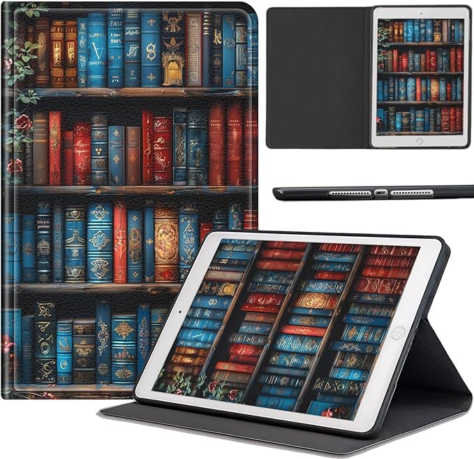 Case for Samsung Galaxy Tab A9+ / A9 Plus 11-Inch 2023 Slim PU Leather Stand Cover with Auto Wake/Sleep Lightweight Full-Body Protective Case for Galaxy Tab A9+ 11 Tablet Library