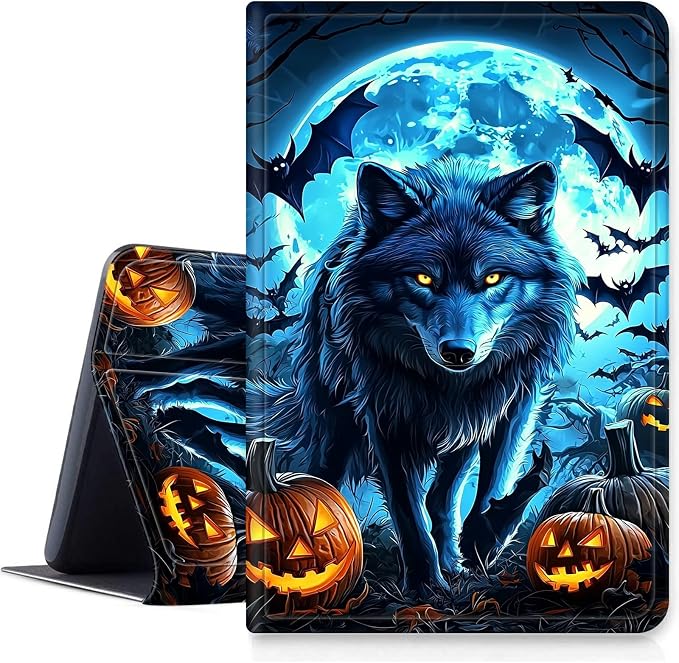 Blue Wolf With Glowing Eyes