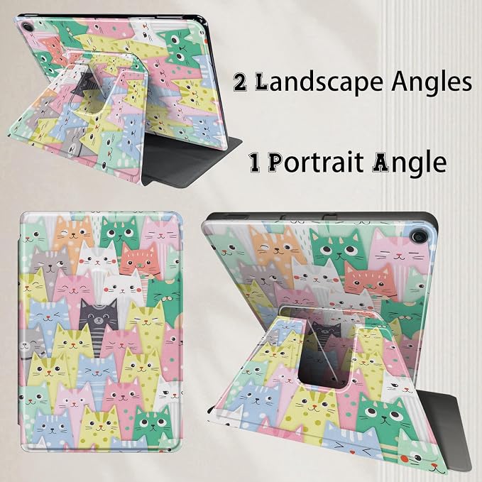 Cute Colorful Cat Print