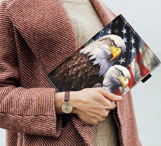 Patriotic American Flag Bald Eagle