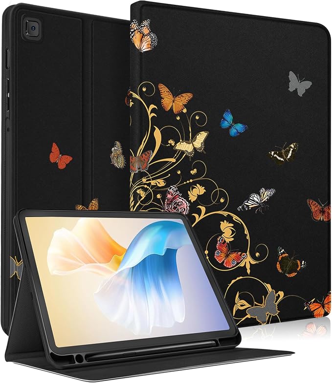 1-for Tab S6 Lite-Glitter Butterfly