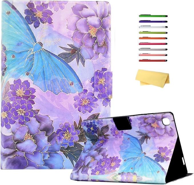 060# Purple Flower Butterfly