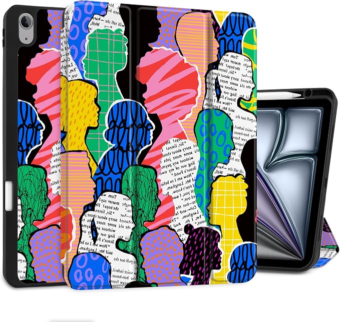 Diverse People Abstract Art