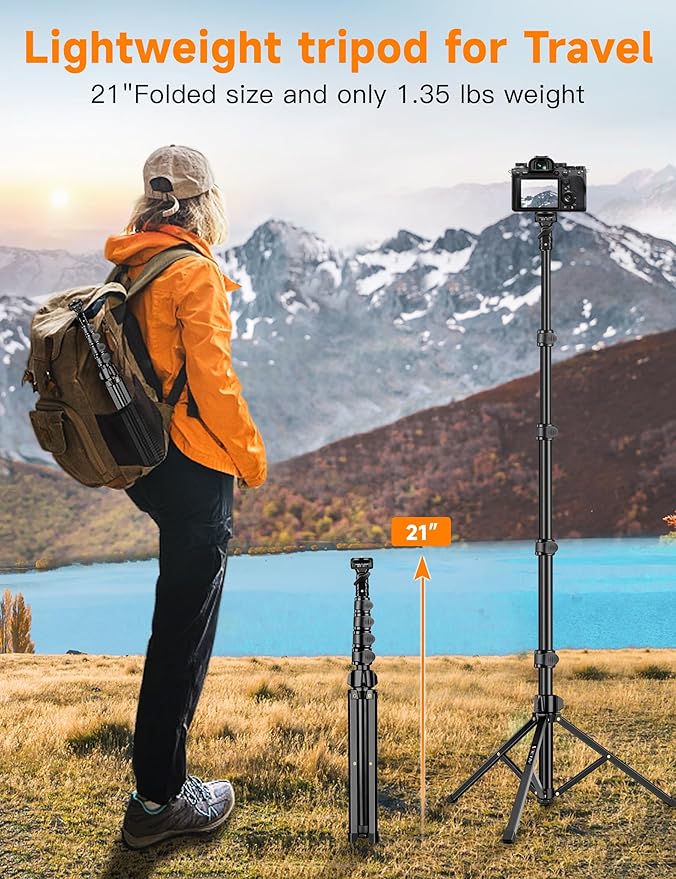 Phone Tripod Stand 84 Tall Flexible Cellphone Tripod for iPhone with Gooseneck Remote Portable Phone Stand for Recording Compatible with iPhone 14 13 12 pro Android Camera