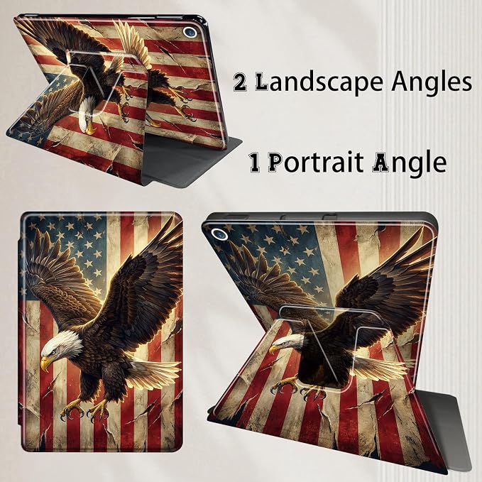 USA Flag Bald Eagle