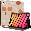 MAYCARI Fall Brown Leaves Pumpkins iPad Case for iPad 2022 10.9 Inch with Pencil Holder Handmade iPad 10th Generation Case Cover Autumn Fine Grained iPad Protecitve Hard Case with Auto Wake/Sleep