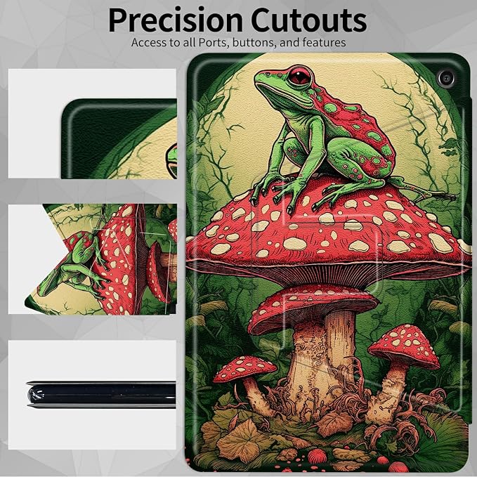 Frog On Mushroom
