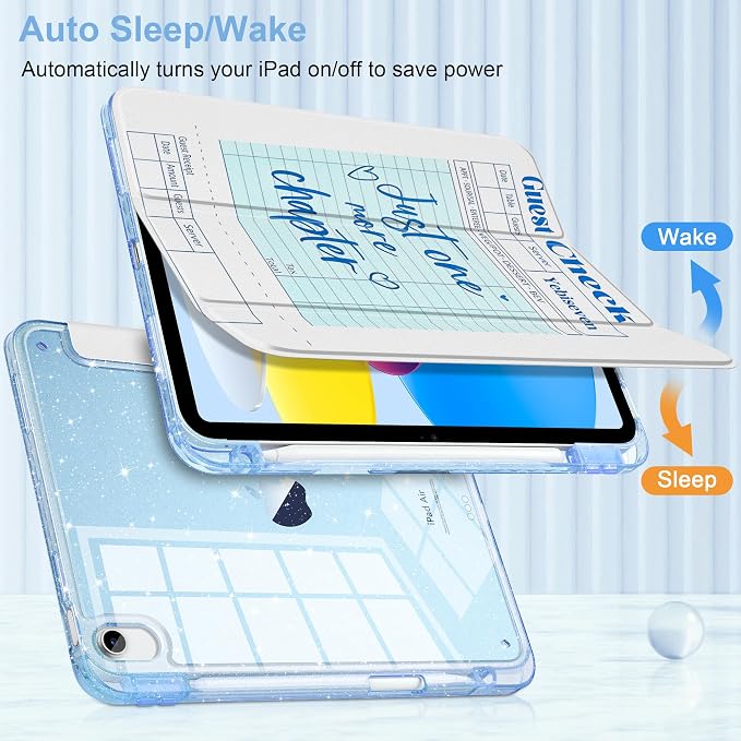 Blue Guest Check