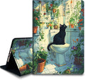 Bxgolkgd Tablet Case for 6 Kindle 11th Generation (2024/2022 Release)Shockproof Stand Cover with Heat DissipationAuto Wake/Sleep FunctionBlack Cat Toilet Plant Art