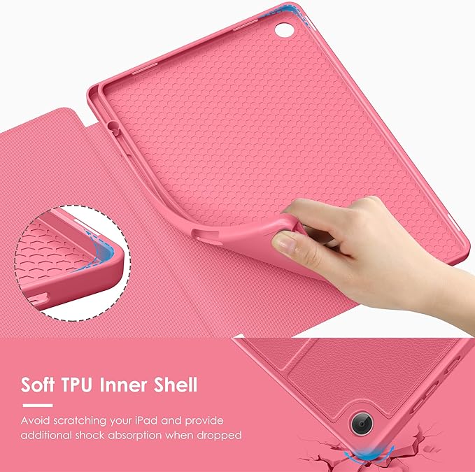 VIKESI Case for Samsung Galaxy Tab A11+ Plus 11 inch 2026 Model (SM-X230/X236)Multiple Angles Stand CoverSoft BackPencil Holderand Auto Sleep/WakeWaterma