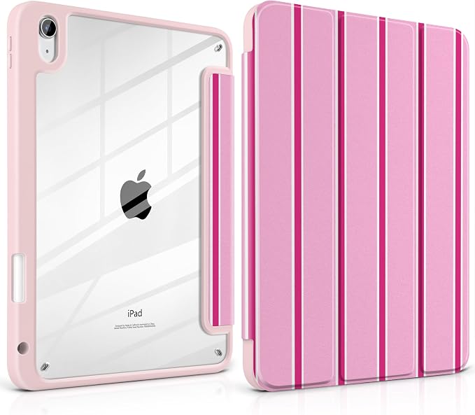 Magenta & White Stripes