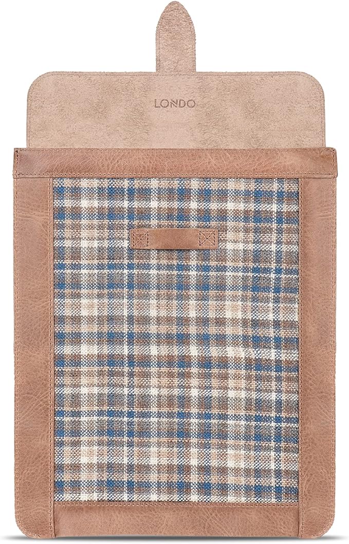 Londo Genuine Leather Sleeve Bag for iPad &amp iPad Pro – Stylish &amp Durable Protective Case for Tablets