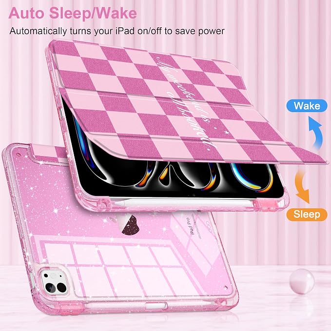 Pink Checkerboard